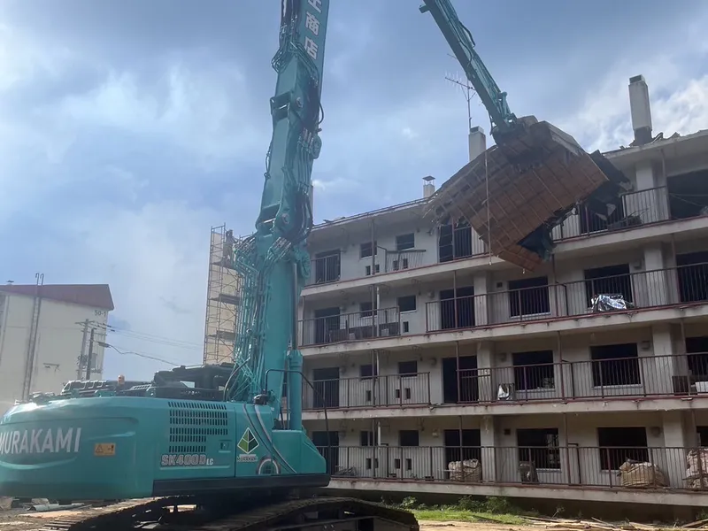 解体工事から発生材の撤去・回収・処分まで一貫